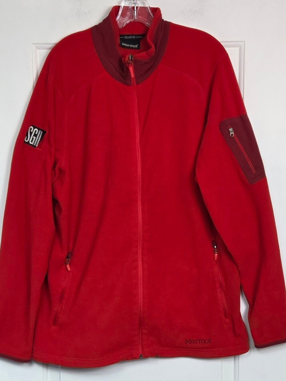Marmot Reactor Polartec Full Zip Mock Neck Fleece Jacket - Size XL - GUC